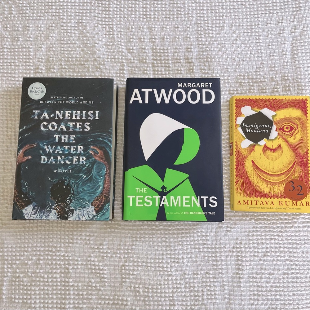 3 pack of contemporary novels by Atwood, Coates and Kumar
